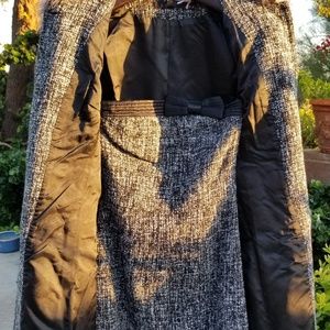 Fur Collar Overcoat and Dress